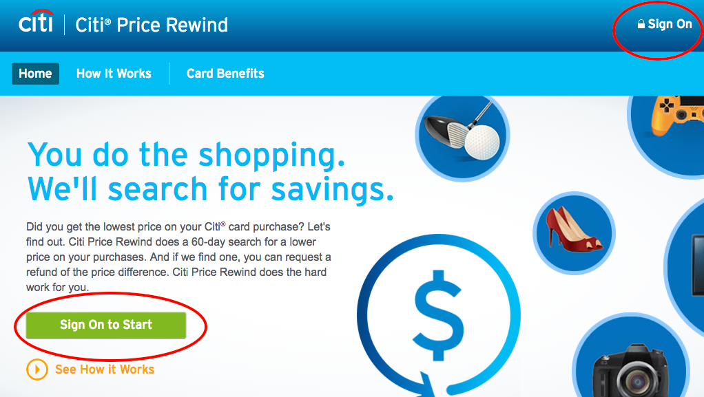 save 2 500 per year with citi price rewind how it works reader citi price rewind form