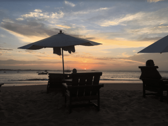 Sunset at Ponta do Mutá