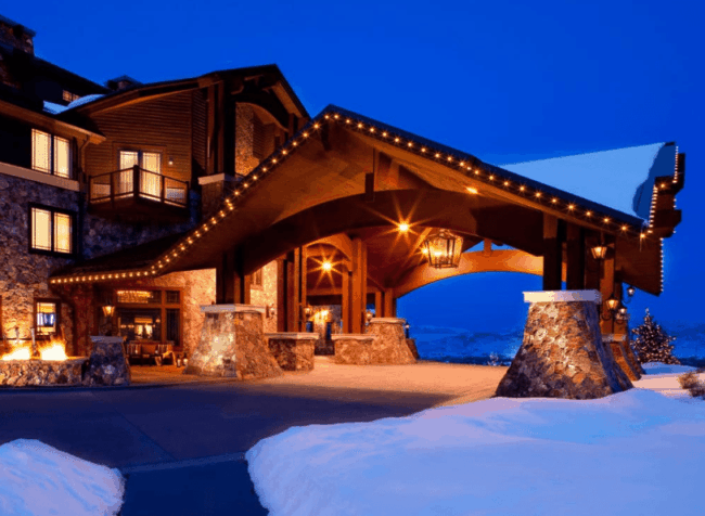 The Waldorf Astoria in Park City, Utah would be a great property to redeem a free weekend night certificate.