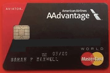 This is the old Aviator card, which was product changed from the old US Airways Card. The new version, which is a separate product, has a silver MasterCard logo.
