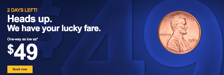Southwest 49 dollar deals