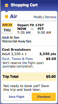 Southwest 49 dollar deals