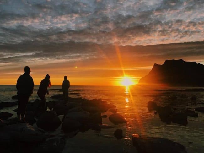 If you decide to visit Norway, go to Lofoten. It is an amazingly beautiful fjord filled archipelago, a dream for avid hikers, with 24 hours of sunlight from May 28 to July 14.