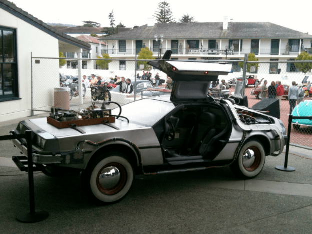 The DeLorean from "Back to the Future Part III"