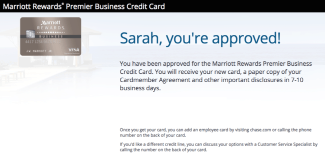 the personal version of this card is the marriott rewards premier credit card and has a similar offer to the business card it also comes with 80k marriott - Marriott Business Credit Card the personal version of this card is the marriott rewards premier credit card and has a similar offer to the business card it also comes with 80k marriott - Marriott Business Credit Card