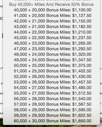 That's even better than the last Alaska miles sale we saw in the beginning of this summer--you don't have to buy as many miles to reach the top tier bonus.