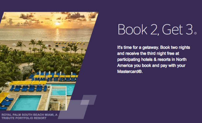 Pay With Mastercard Get 3rd Night Free At Spg Properties Milevalue